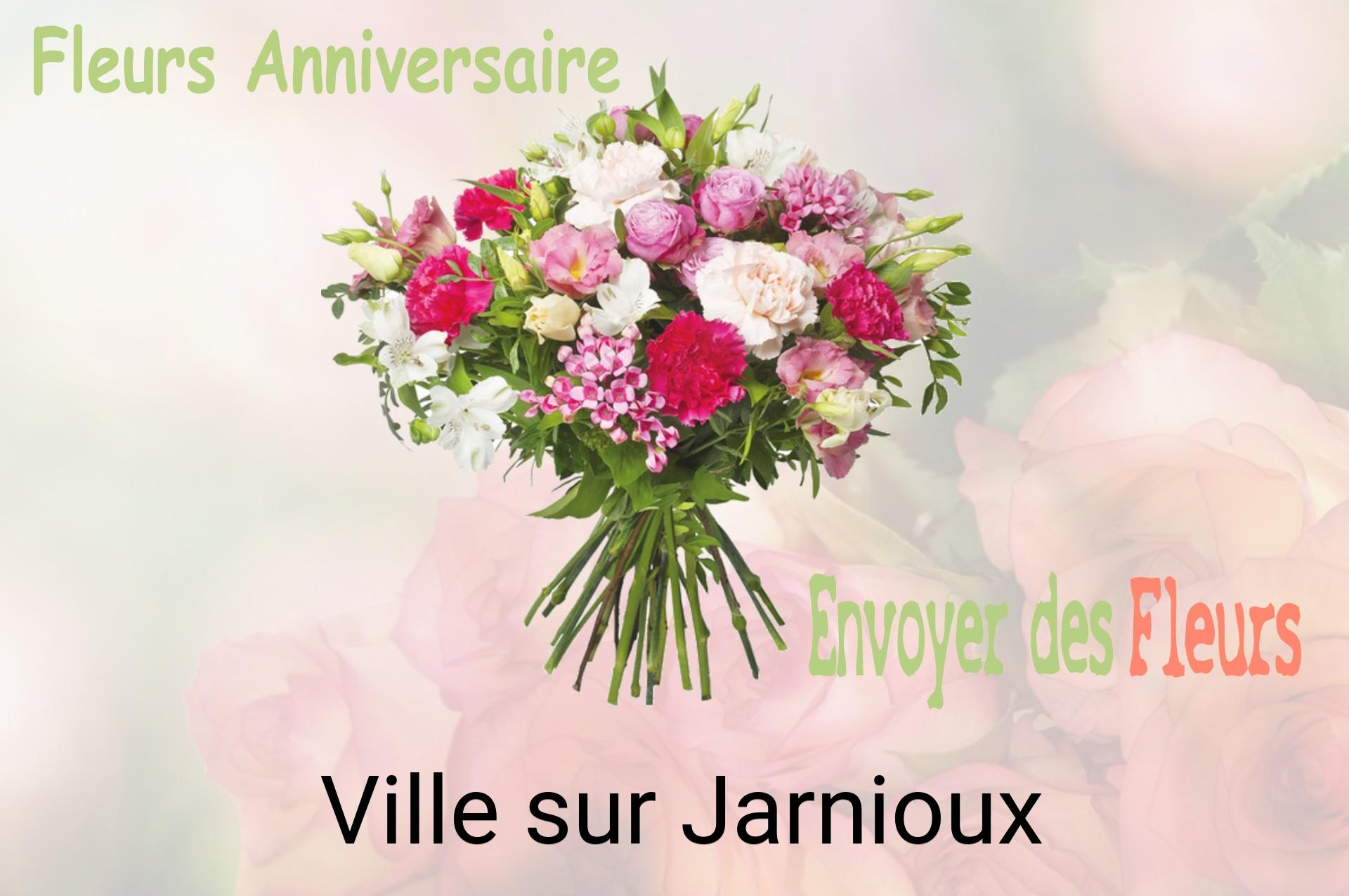Bouquet de fleurs d’anniversaire livré à Ville-sur-Jarnioux