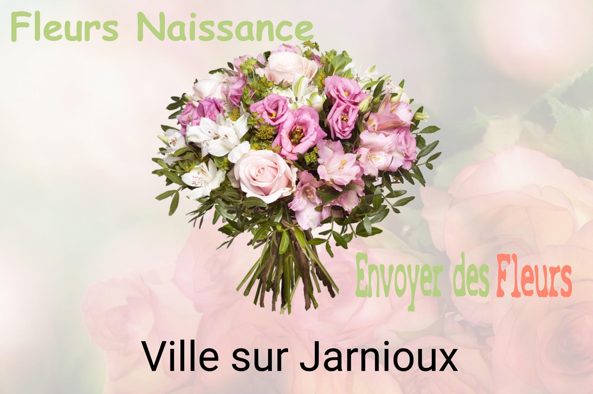 Bouquet de fleurs de naissance livré à Ville-sur-Jarnioux